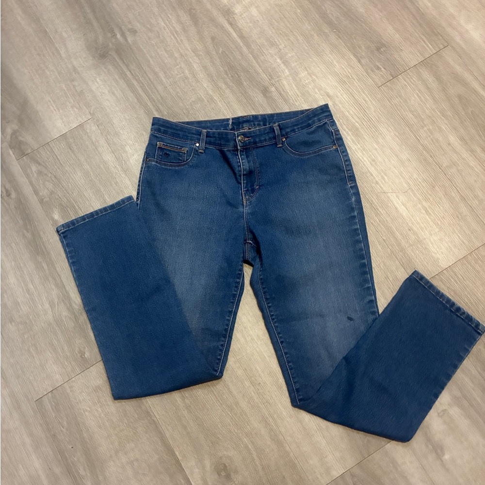 Gloria Vanderbilt Straight Leg Blue Jeans